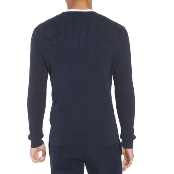 VINCE Ribbed Henley - Picture 2 of 7